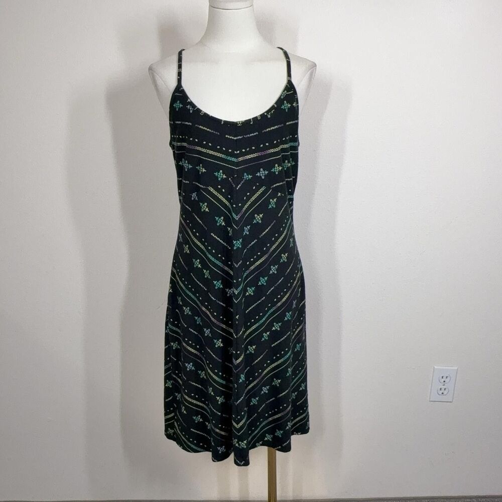 Patagonia Dress Womens Medium Black Sundress Summer Travel Boho Athleisure